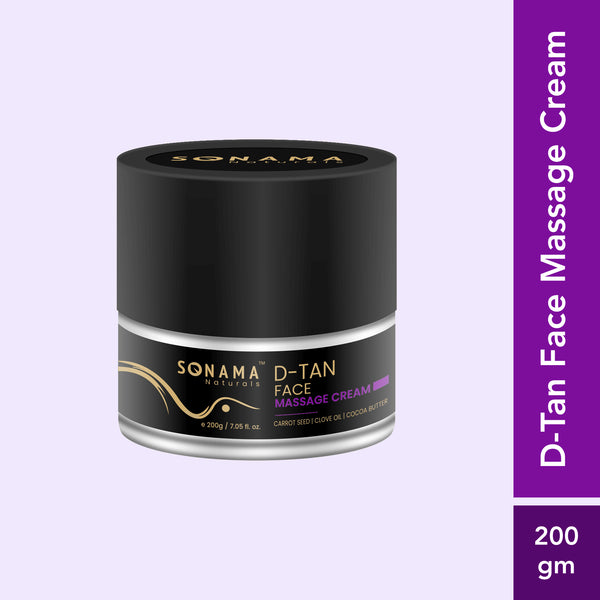 D-TAN Face Massage Cream (200GM) - Restore Radiance with Natural Oils
